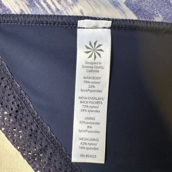 Athleta Sport Tank, Blue and Multi, Built in Support, XL, Excellent Condition - Picture 10 of 11